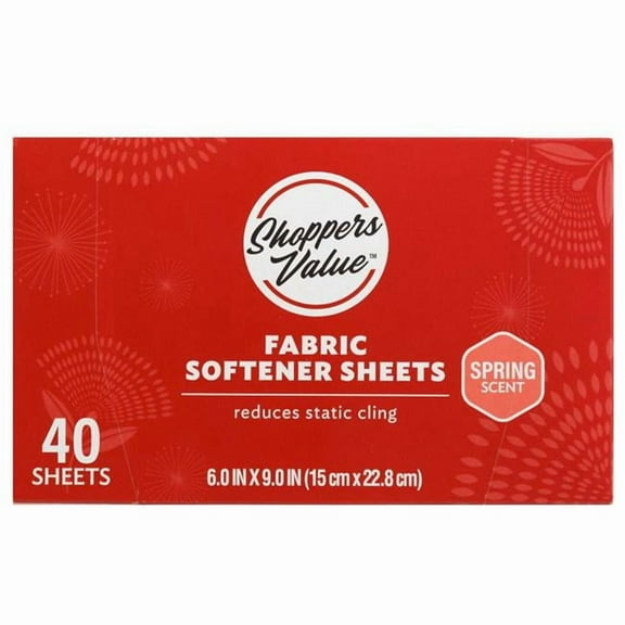 DDI 2384897 Dryer Sheets - 40 Count, Spring Scent - Case of 12