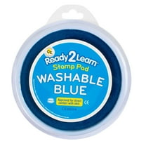 Ready2Learn Jumbo Washable Stamp Pad, 6 Inch Diameter, Blue