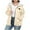 Sherpa Jacket Women-Khaki, variant on Mifsaly Plus Size Womens Fleece Jacket Oversized Zip up Sherpa Lined Hooded Sweatshirt Long Sleeve Thick Warm Hoodie Heart Graphic Fashion Thermal Winter Outerwear with Pockets