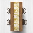 thumbnail image 2 of Creative Products Painted Abstract Yellow 16x90 Poly Twill Table Runner, 2 of 3