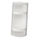 thumbnail image 4 of Armario de esquina de 3 capas, estante de almacenamiento de cosméticos, resistente al agua para baño de cocina, 4 of 9