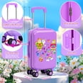 thumbnail image 3 of Juego de maletas de viaje para muñecas WONDOLL para muñecas de 18 pulgadas con ropa, 3 of 7