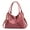 Pink, variant on Womens Fashion Handbags Tassel Soft Leather Shoulder Purse Zipper Top Handle Crossbody Tote Bags for Ladies Work Shopping Black
