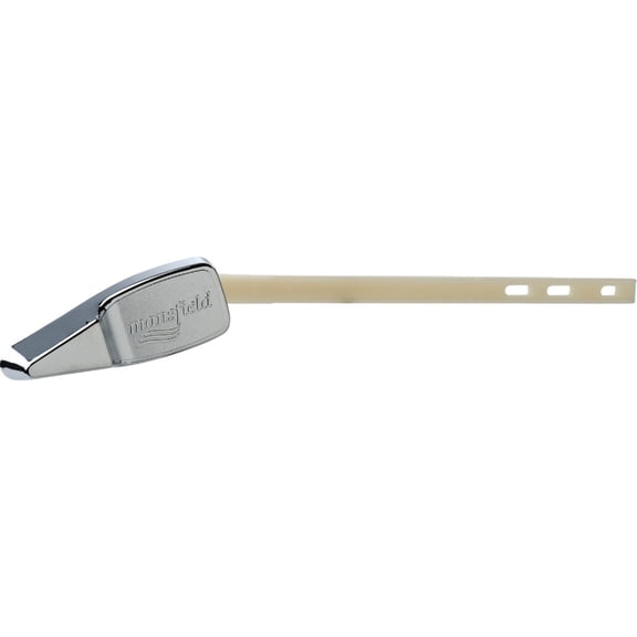 LASCO 04-1808 Toilet Flush Lever Mansfield Straight Plastic Arm, Chrome Plated Handle, 7-Inch