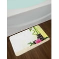 thumbnail image 2 of Spa Bath Mat, Calm Life Theme with Relax Symbol Bamboo Sprouts and Rocks Asian Meditative Zen Concept, Non-Slip Plush Mat Bathroom Kitchen Laundry Room Decor, 29.5 X 17.5 Inches, Multicolor, Ambesonne, 2 of 2