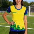 thumbnail image 4 of Womens Tops T-Shirts Graphic Football Short Sleeve Athletic Crewneck Soft Breathable Fans Players Boho Shirts, 4 of 5