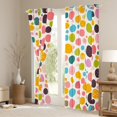 thumbnail image 3 of Manfei Abstract Circle Curtains Pack of 2 (42x84 Each),Multicolor Circular Curtains Blackout,Colorful Polka Dots Bedroom Curtains For Teens,Super Cozy Room Decor, 3 of 6