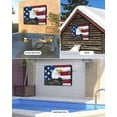 thumbnail image 4 of Eagle Outdoor TV Cover 40 to 43 Inch Weatherproof, Rustic Independence Day Red Blue Star Striped Flag 600D Oxford TV Covers with Waterproof Zipper, Outside Flat TV Screen Protector 40"Wx25"Hx4.5"D, 4 of 7