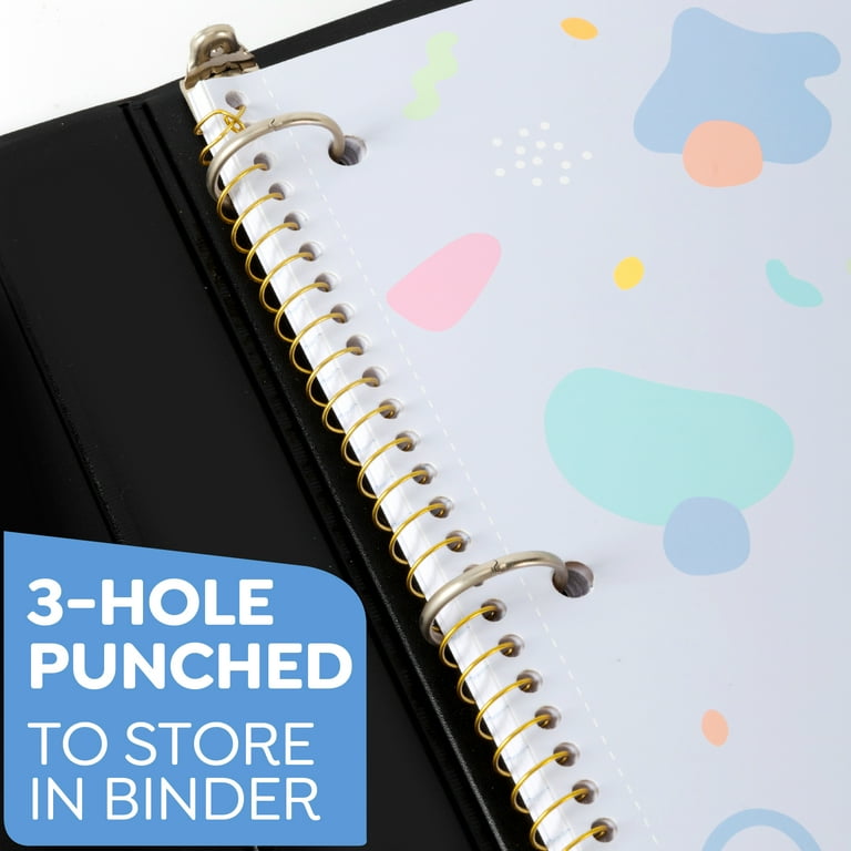 Deli 1-Subject Spiral Notebooks, 6-Pack, Wide Ruled, Pastel photo 5