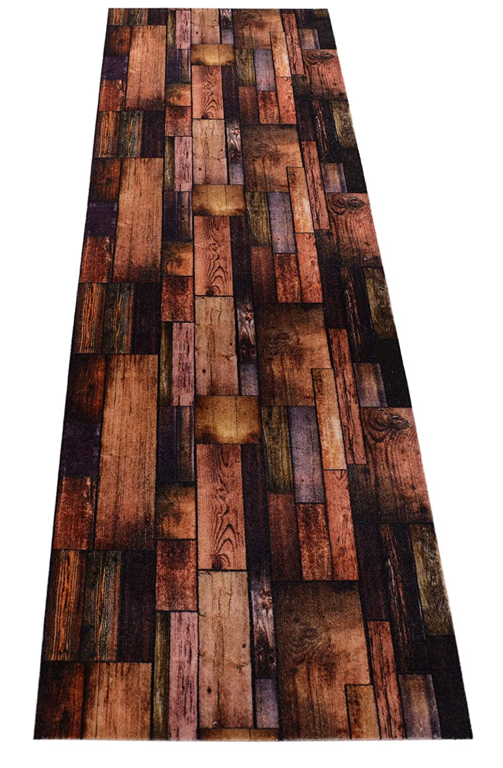 Custom Size Runner Rug Nature Hardwood Brown Cut to Size Rug Runner Customize Your Own Runner