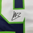 Autographed/Signed Walker Seattle Blue Football Jersey Beckett