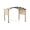 Beige, variant on Spaco 10 x 12 FT Outdoor Retractable Pergola with Retractable Canopy for Patio-Gray, Gazebo for Patio Deck Garden and Beach