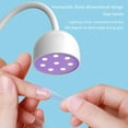 thumbnail image 6 of SDFGTstore Mini Nail Dryer UV LED Lamp Foldable USB Light for Nail Gel Polish Drying Glue, 6 of 9