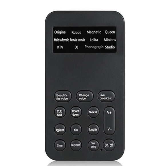 Professional Voice Changer Universal Mini Sound Card For Mobile Computer Voice Recording Game Voice Changer