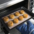 thumbnail image 4 of Baking Sheet 14 Inch, 2 Pack Nonstick Carbon Steel Cookie Sheet Pan Oven Baking Pans Baking Tray Rimmed Baking Pan - Black, 4 of 7