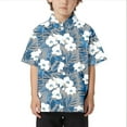 thumbnail image 1 of Chemise Décontractée de Plage pour Enfants Confortable Tendance Commerce Extérieur Col Boutonné Manches Courtes, 1 of 3