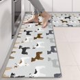thumbnail image 2 of Kitchen Rugs Sets Of 2,Bulldog Dog Anti Fatigue Kitchen Mat Rugs Non Slip Washable,Decorative Kitchen Floor Mats for Kitchen,Sink,Laundry,17"X47", 2 of 5