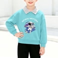 thumbnail image 7 of Atogsazn Toddler Boys Lapel Collar Sweatshirt Kids Casual Crew Neck Long Sleeve Sweater Fall Winter Tops Sky Blue 1-2 Years Fashion, 7 of 7
