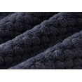 thumbnail image 3 of Womens Fleece Robe Plush Long Zip Front Bathrobe, 3 of 4