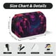 thumbnail image 5 of Disketp Purple-Red Skull Estuche de Lápices de Doble Capa con Tapa Abatible y Cremallera, Organizador Escolar para Adolescentes y Adultos, 5 of 7