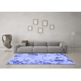 thumbnail image 3 of Ahgly Company Indoor Rectangle Oriental Blue Modern Area Rugs, 6' x 9', 3 of 4