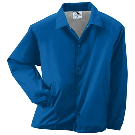 NYLON COACH'S JACKET/LINED ROYAL 3XL