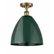 Innovations Lighting - Plymouth Dome - 1 Light Semi-Flush Mount In Industrial