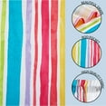 thumbnail image 4 of Your Zone Curtain and Sheers Panel Set, 4-Piece, Watercolor Stripes, 27.5" W x 84" L, 4 of 5
