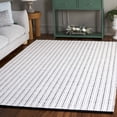 thumbnail image 2 of SAFAVIEH Vermont Sheldon Striped Area Rug, Black/Ivory, 4' x 6', 2 of 11