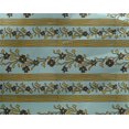 thumbnail image 4 of oneOone Georgette Viscose Fabric Stripe|Leaves & Floral Block Print Fabric BTY 42 Inch Wide, 4 of 4