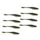 thumbnail image 5 of 8 piezas de señuelos de pesca artificiales suaves y prácticos con gusanos de pesca Oro negro, 5 of 9