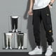 thumbnail image 3 of Pantalones Cargo Para Hombre Cinta Lateral Suelta Jogger Negro Beige Ejército Verdepangjing, 3 of 4