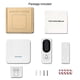 thumbnail image 2 of Solar Waterproof Wireless Doorbell Plug Smart Doorbell (black), 2 of 5
