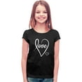 thumbnail image 3 of Tstars Girls Valentine's Day heart Shirts for Teen Kids T Shirt, 3 of 5