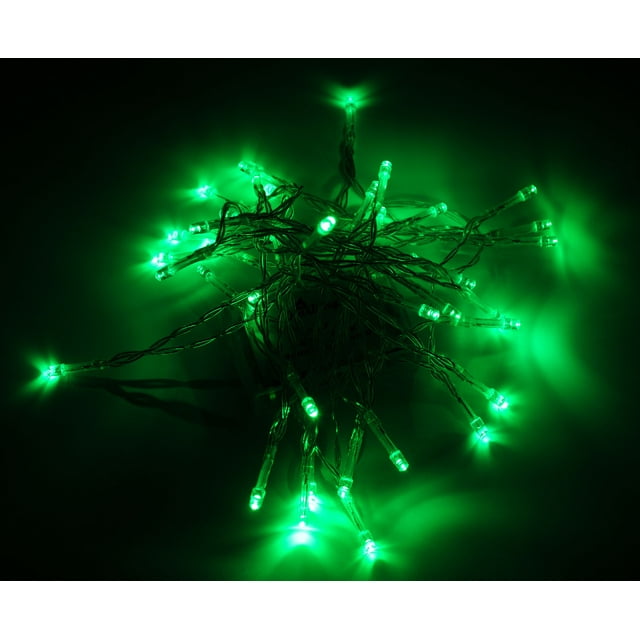 Cadena de hadas Karlling, funciona con pilas, 40 LED, color verde, 4 m