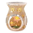thumbnail image 2 of Quemador de Cera Aromática Naiovety Vidrio Difusor de Aceite Esencial Plata, 2 of 6