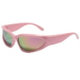 thumbnail image 1 of Wrap Around Sports Sunglasses For With 400 Shield Cool Glasses, 1 of 2