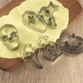 thumbnail image 3 of 6Pcs Stainless Steel Biscuit Cutters Halloween Cookie Cutter Ghost Pumpkin Skull, 3 of 5