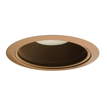 Bronze Baffle - 4 in. Recessed Baffle Trim, Bronze