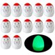 thumbnail image 1 of 12 piezas/set Papá Noel Sonrisa Párrafo Lámpara de Huevo Decoraciones Navideñas Luz, 1 of 5