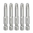 thumbnail image 1 of 5pcs #3 Punta de Destornillador Phillips PH3 Vástago Hexagonal de 1/4" Longitud de 2" (50mm) Varilla Magnética, 1 of 7