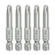 thumbnail image 1 of 5pcs #3 Punta de Destornillador Phillips PH3 Vástago Hexagonal de 1/4" Longitud de 2" (50mm) Varilla Magnética, 1 of 7