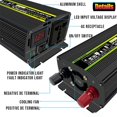 6000W Power Inverter 12/24V to 220V 50Hz Pure Sine Wave for Home