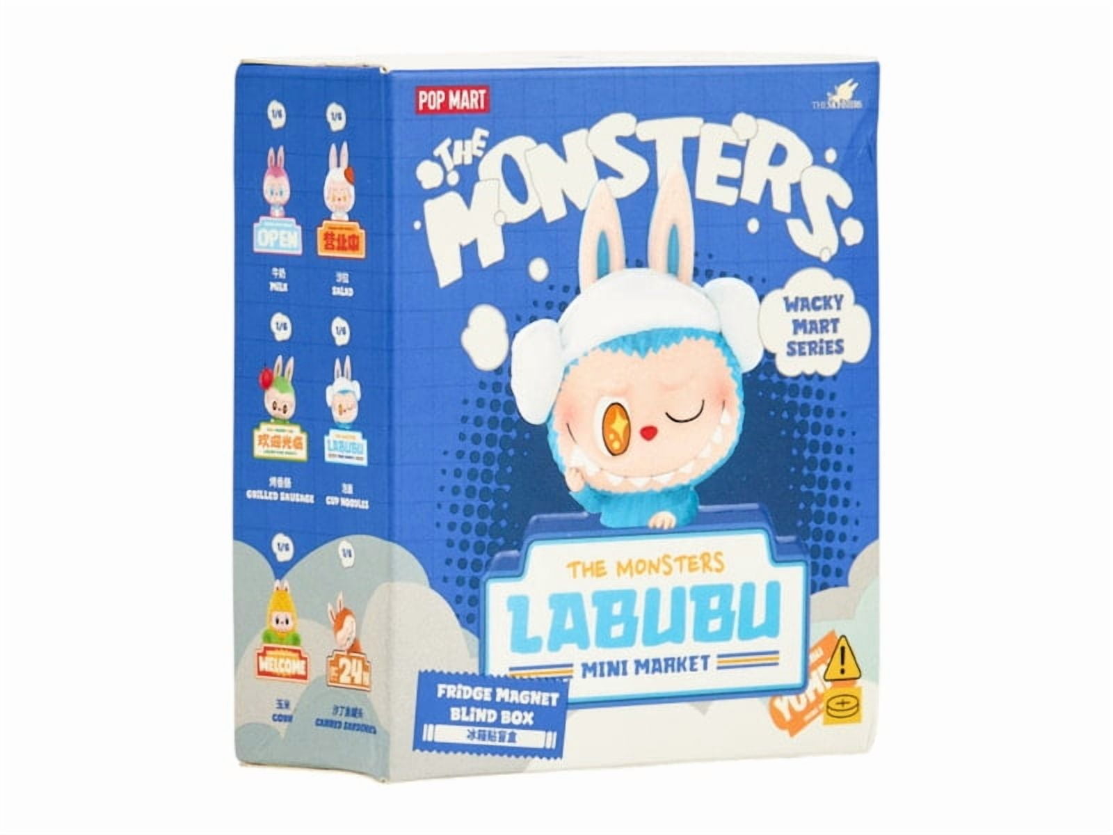 Pop Mart Labubu The Monsters Wacky Mart Series Fridge Magnet