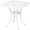 White, variant on Outsunny Outdoor Side Table Cast Aluminum End Table with Umbrella Hole