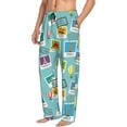 thumbnail image 2 of Xecao World Travel1 Men's Straight Lounge Pajama Pants: The Ultimate in Comfortable Sleepwear, 2 of 9
