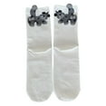 thumbnail image 3 of Cute Funny Dog Pattern Mid-Calf Socks with Balls - Breathable Cotton Blend & Stretchy Fit Novelty Socks for Women, Casual Comfortable Socks for Daily Wear Home Office School, 6.7*3in, White, 3 of 4
