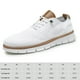 thumbnail image 2 of Zapatos para caminar de malla para hombre Zapatillas de deporte de malla plana Soporte para arco Sólido para viajes al aire libre, 2 of 8