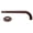 Oil Rubbed Bronze, variant on Westbrass 1/2" IPS x 10" IPS 90-Degree Rain Shower Arm with Flange, Polished Brass