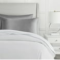 thumbnail image 2 of Mainstays Satin Pillowcase – Standard – Silver Grey – Frizz Control & Cooling Comfort – 2 Pack, 2 of 4